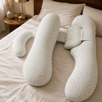 Coussin de Grossesse Maintien Ventre et Dos