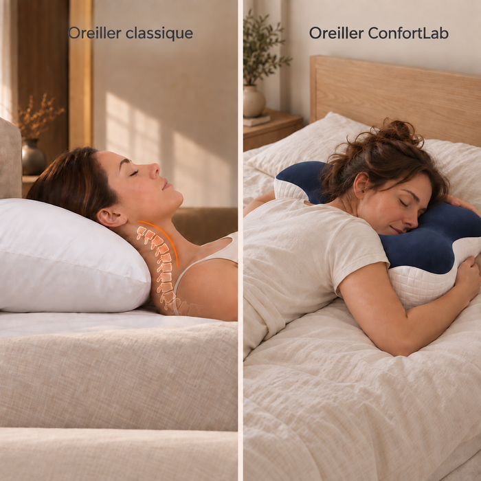 Oreiller Cervical Ergonomique Confort 2.0