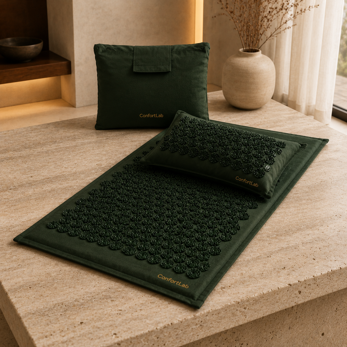 Coussin Relaxant en Lin Naturel