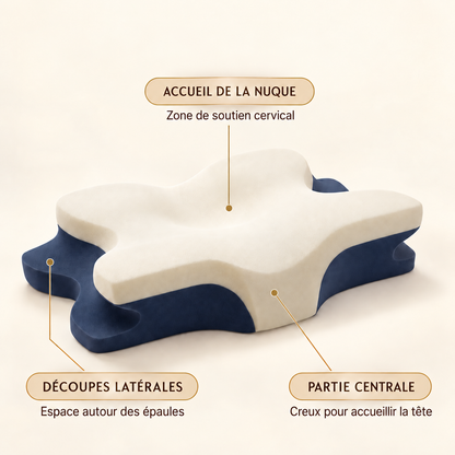 Oreiller Cervical Ergonomique Confort 2.0